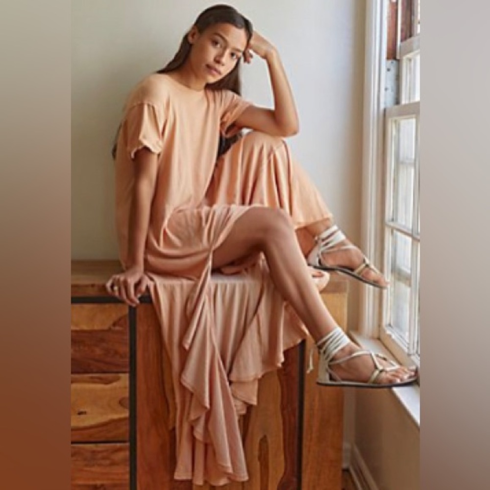 NWOT—Maxi Free People Tshirt dress